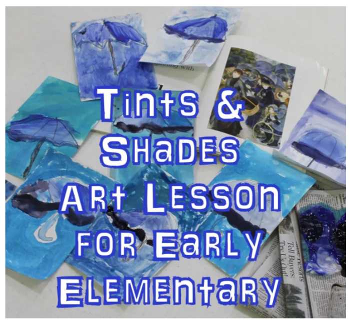 Tints & Shades Lesson inspired by Pierre-Auguste Renoir