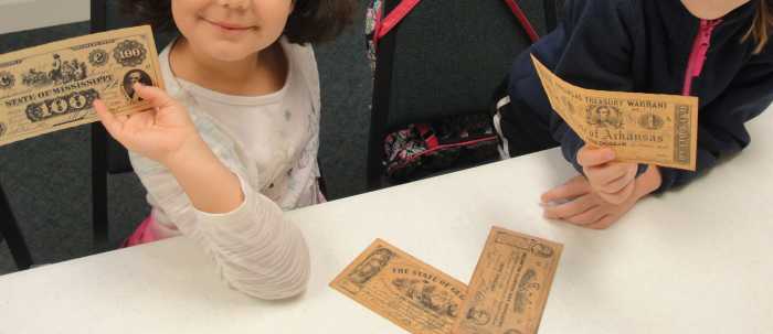 Confederate money replicas