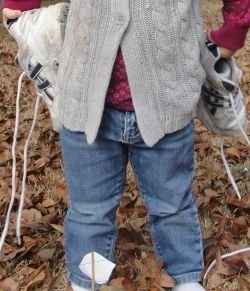 Staking down Mercury while carrying Mercury's running shoes on our planet walk