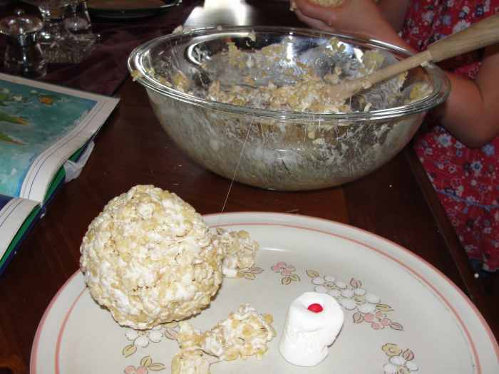 Edible model of the Earth