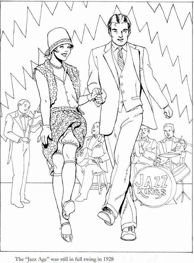 Notebook page (front side for the class) - from https://shilohroptodd.blogspot.com/2022/06/1920s-color-pages.html