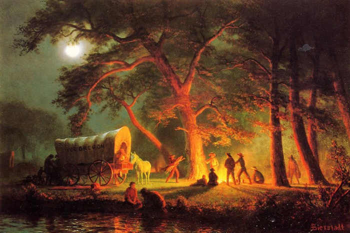 Oregon Trail by Albert Bierstadt, circa 1863
