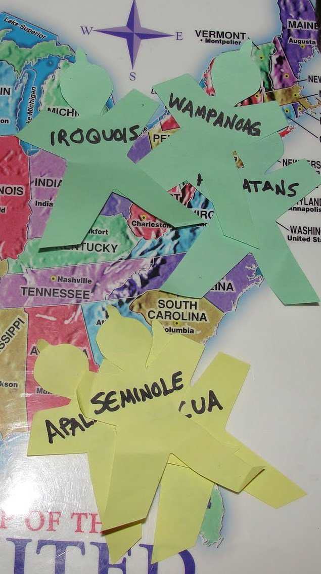 Placing the tribes on the map of the US