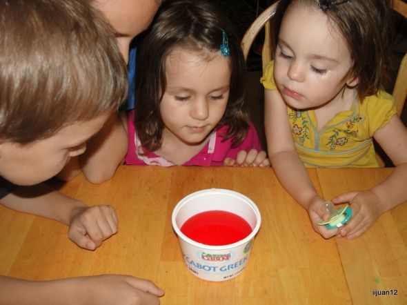 The "Magic" Disappearing Red Reaction, which is one of the many fun activities from Ellen McHenry's Elements Chemistry Unit