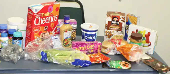 Reading labels for healthy eating