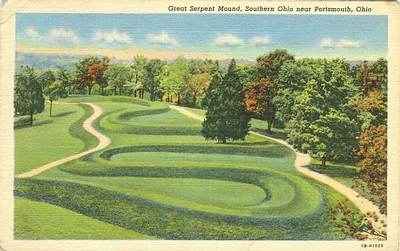 Serpent Mound Postcard 