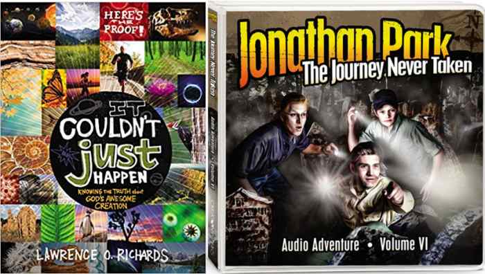 My 2 favorite resources: It Couldn't Just Happen & Jonathan Park