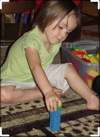 Playing with blocks and comparing them to treaties between countries was one of the activities we did this week while learning about World War I during our History Morning Basket & Activities time.