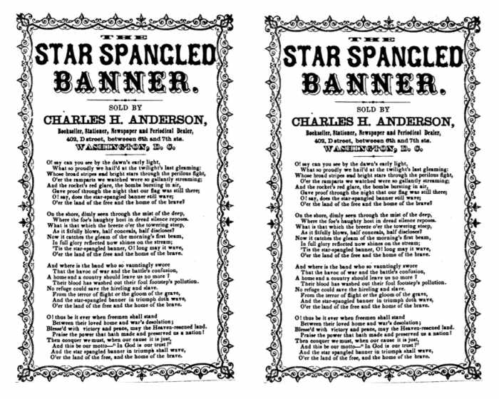 Star-Spangled Banner words