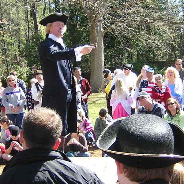 Thomas Jefferson Reenactment in Colonial Williamsburg by Larry Pieniazek