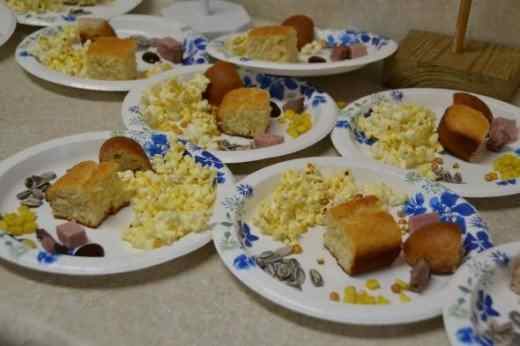 Midwest Sampler Plates we created during our Geography Morning Basket Time