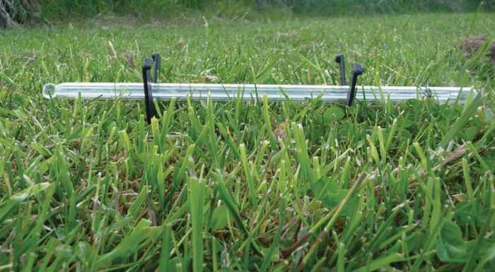 Comparing the temperatures in the grass verses in a hole - Image credit: pitchcare.com