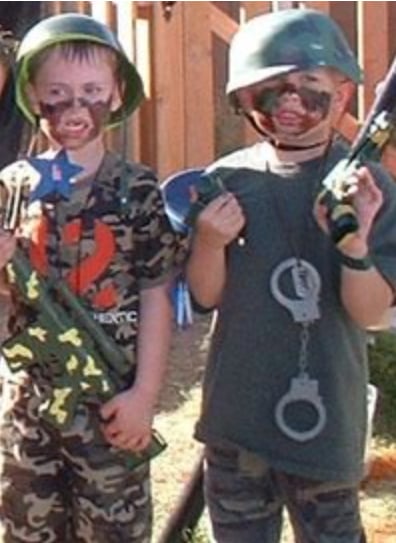 Come dressed in military-style clothing - Image credit: http://www.coolest-kid-birthday-party.com/