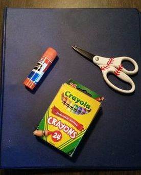 Needed Class Supplies: 3-ring binder, glue stick, scissors, and crayons