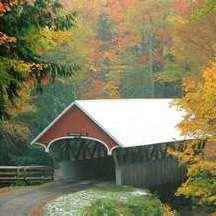 New Hampshire has almost 50 covered bridges that are on the National Register of Historic Places.