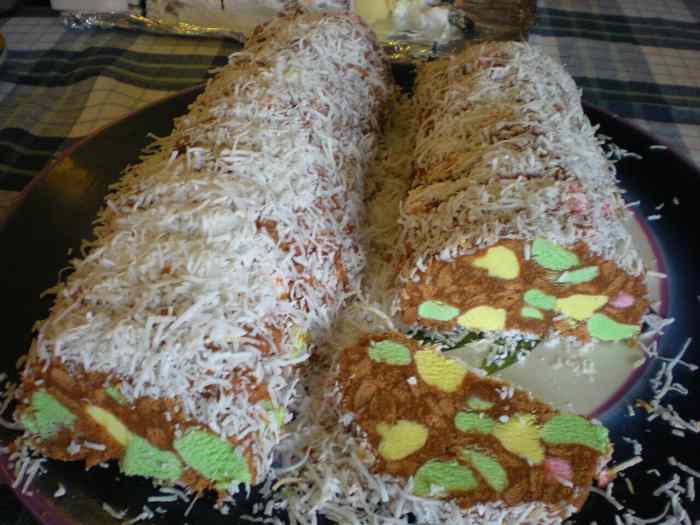 Lolly Cake - In the log form