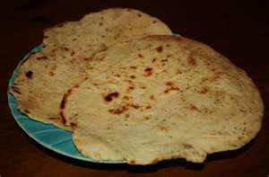 Chapatis (Kenyan Wholewheat Flatbread) - which was also kind of bland