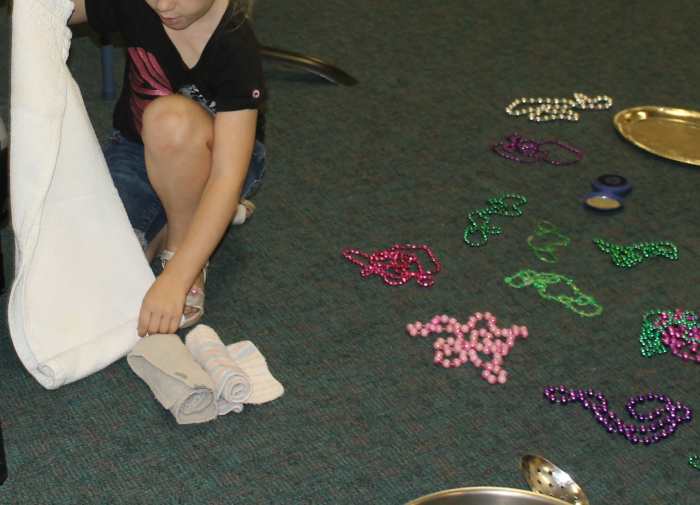 Visiting the "trading post" with "beaver pelts"