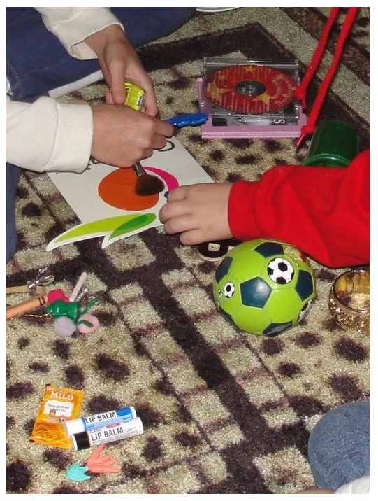 Learning about taxonomy and dividing random items into groups (Alternatively, you can have the kids organize the items from your junk drawer.)