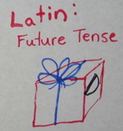 Latin future tense starts with a "bow."