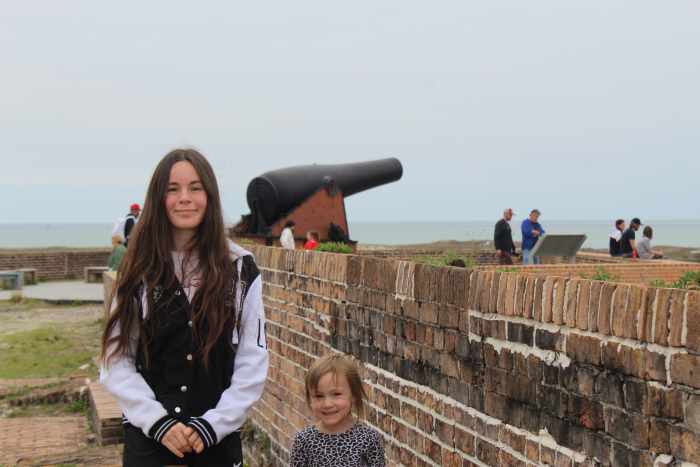 One of the many cannons at Fort Pickens