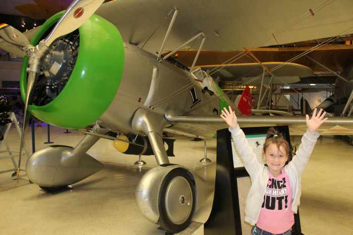 One of over 150 planes you can see at the National Naval Aviation Museum