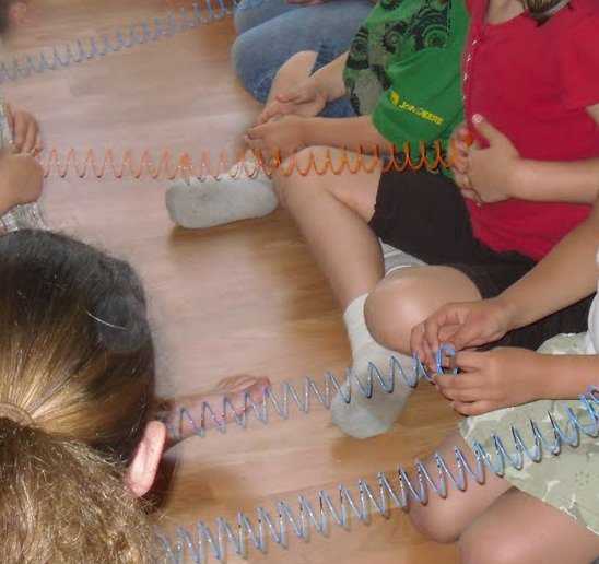 Using slinkies to mimic seismic waves