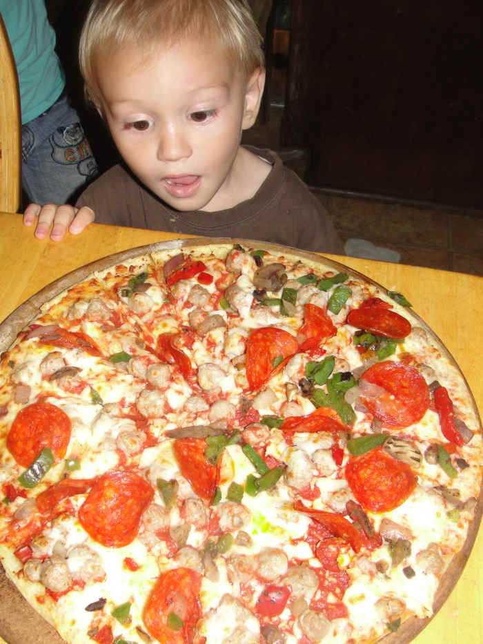 Five (or Six) Kingdom Supreme pizza