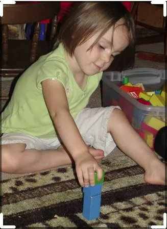 Playing with blocks and comparing them to treaties between countries was one of the activities we did this week while learning about World War I during our History Morning Basket & Activities time.