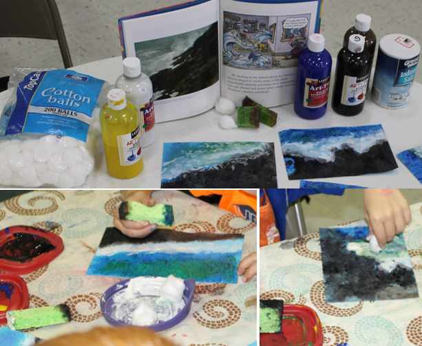 Textured seascapes inspired by Winslow Homer