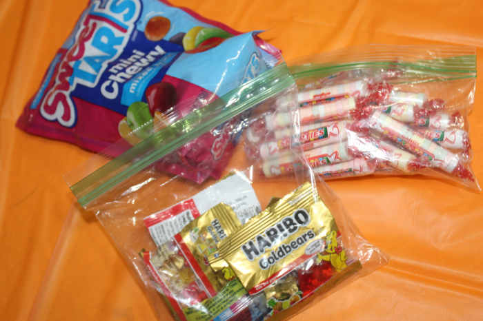 How many votes will each state get? Candy used to create 3 separate "states" 