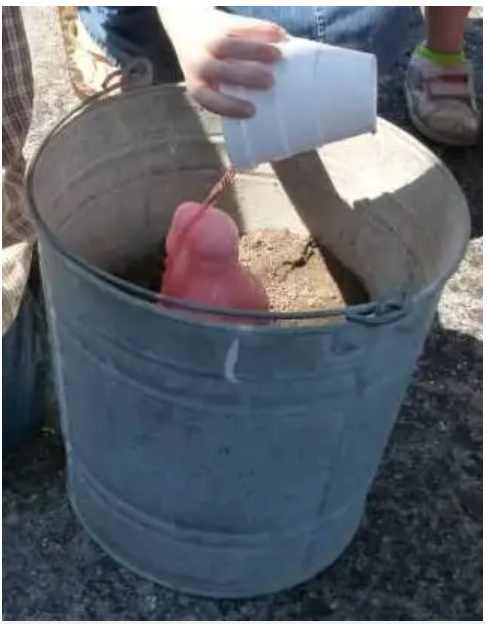 Creating baking soda & vinegar volcano eruptions