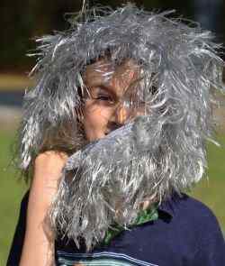 Dramatizing "The Legend of Rip Van Winkle" - Photo taken by Michelle Harrison, who participates in our class