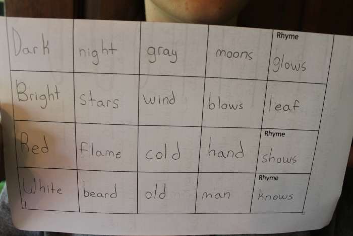 Chinese jueju poem written by a middle schooler