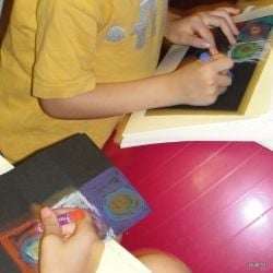 Drawing Kandinsky's Squares with Concentric Rings