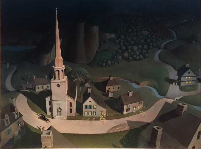 Grant Wood, "Midnight Ride of Paul Revere",1931