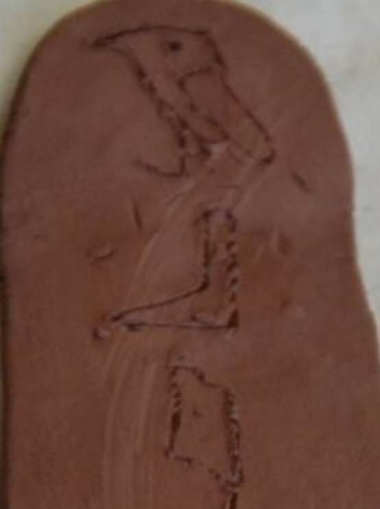 Clay Cartouche from Lesson 1 on North Africa 