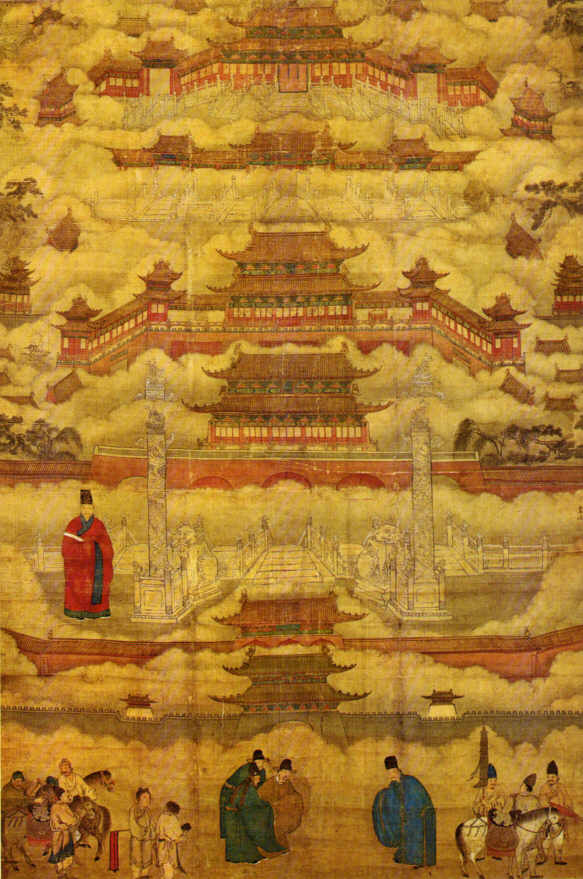 The Forbidden City as depicted in a Ming dynasty painting
