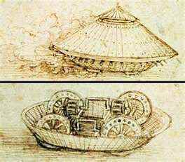 Leonardo's Design for an Armored Tank - - Photos are from en.wikipedia.org & leonardodavincisinventions.com