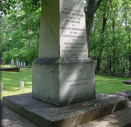 Jefferson's gravesite