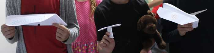 World War I paper airplane battle