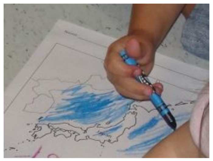 Coloring a map of Japan