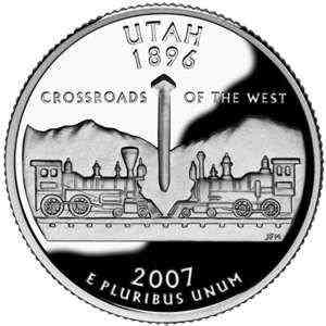Utah's state quarter