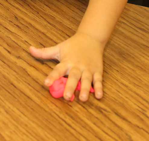 A child can easily smash a Play-doh person that doesn't have bones.