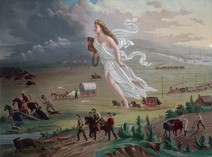 Manifest Destiny: American Progress by John Gast (1872)