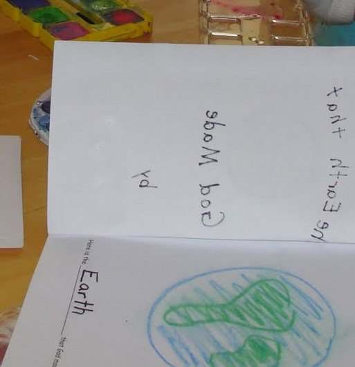 Earth's Layers book example made by me