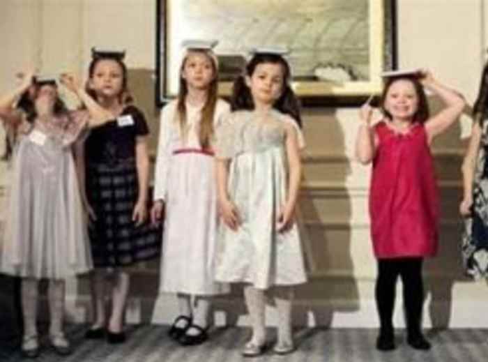 Walking with a book balanced on your head