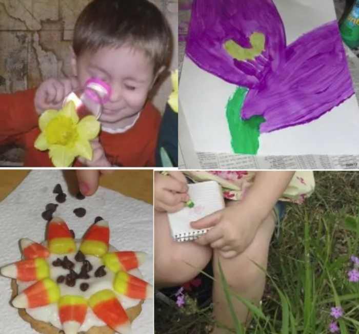 Studying, painting, creating, and sketching flowers