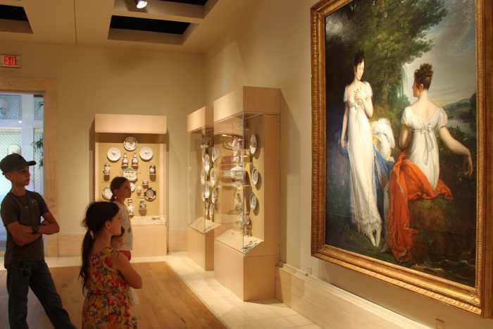 Painting of Princess Pauline Borghese, youngest sister of Napoleon Bonaparte,by French painter Rene-Theodore-Bertlon, 1812 - Cummer Museum in Jacksonville, FL