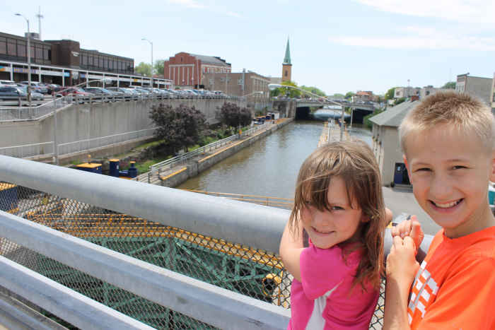 Erie Canal at Lockport: Locks 34 & 35